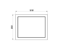 ASB-Woodline Зеркало Леонардо 105 – фотография-2